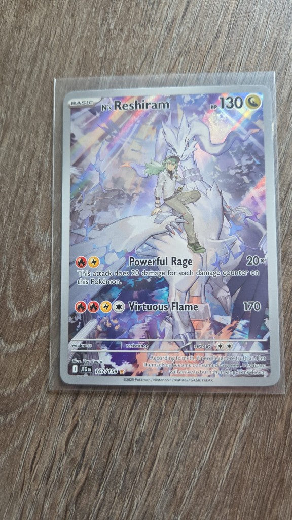 N's Reshiram - 167/159 (Journey Together) voorkant